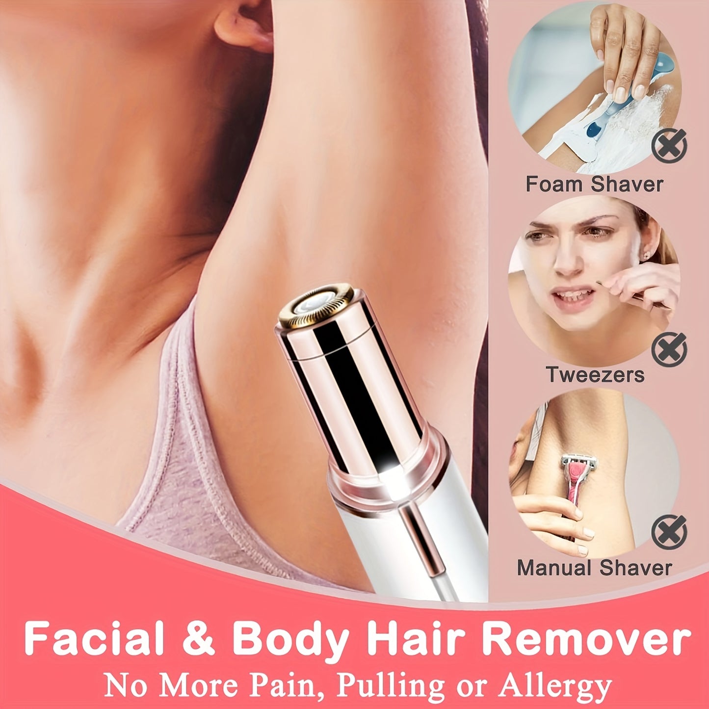 Depiladora Facial Portatil Recargable