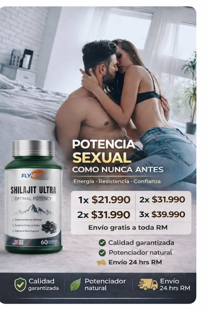 SHILAJIT ULTRA 60 Cápsulas | Energía y Vitalidad Natural