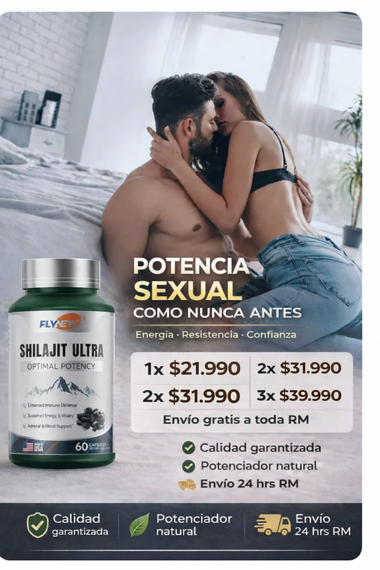 SHILAJIT ULTRA 60 Cápsulas | Energía y Vitalidad Natural